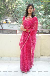 Sandeepthi in Saree