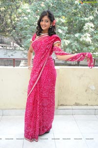 Sandeepthi in Saree