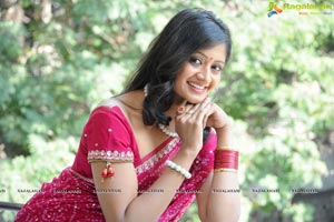 Sandeepthi in Saree