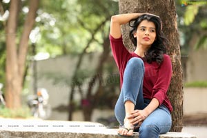 Hebah Patel Red Dress