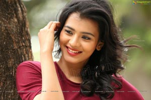 Hebah Patel Red Dress