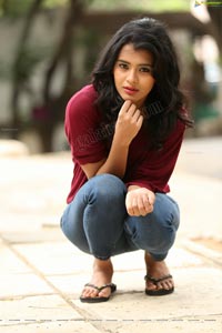 Hebah Patel Red Dress