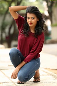 Hebah Patel Red Dress