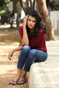 Hebah Patel Red Dress