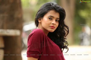 Hebah Patel Red Dress