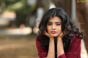 Hebah Patel Red Dress