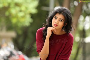 Hebah Patel Red Dress