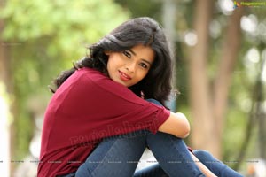 Hebah Patel Red Dress