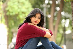 Hebah Patel Red Dress