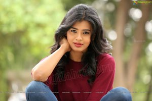 Hebah Patel Red Dress