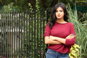 Hebah Patel Red Dress