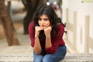 Hebah Patel Red Dress