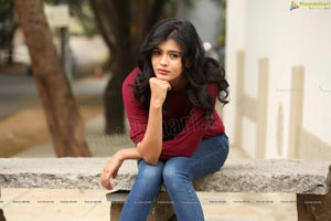 Hebah Patel Red Dress