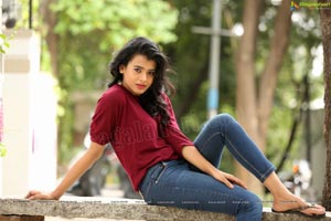 Hebah Patel Red Dress