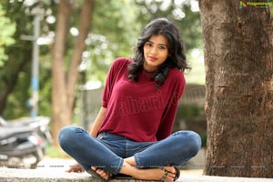 Hebah Patel Red Dress