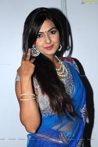 Neha Deshpande at Hyderabad Talwar League Launch