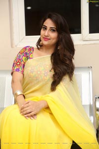 Manjusha Yellow Saree