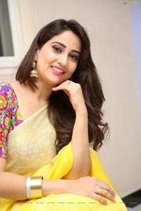 Manjusha Yellow Saree