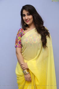 Manjusha Yellow Saree