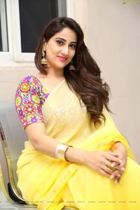 Manjusha Yellow Saree