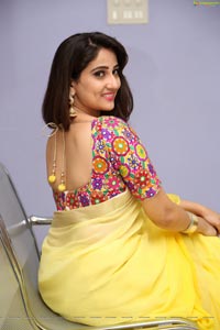 Manjusha Yellow Saree