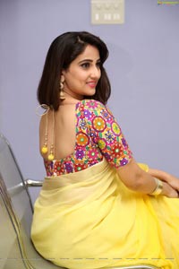 Manjusha Yellow Saree