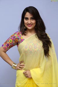 Manjusha Yellow Saree