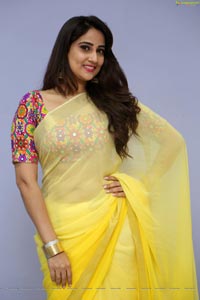 Manjusha Yellow Saree