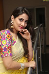 Manjusha Yellow Saree