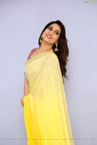 Manjusha Yellow Saree