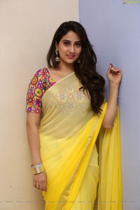 Manjusha Yellow Saree