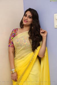 Manjusha Yellow Saree