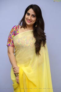 Manjusha Yellow Saree