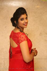 Shyamala in Red Saree