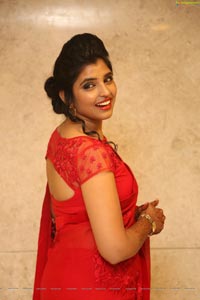 Shyamala in Red Saree