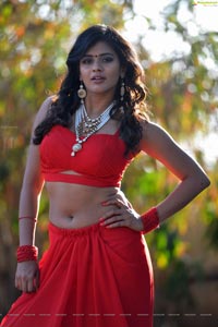 Hebah Patel Red Dress