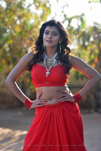 Hebah Patel Red Dress