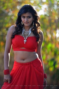 Hebah Patel Red Dress