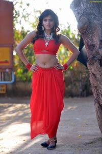 Hebah Patel Red Dress