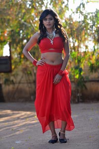 Hebah Patel Red Dress