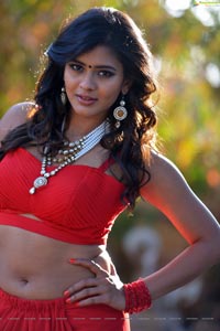 Hebah Patel Red Dress