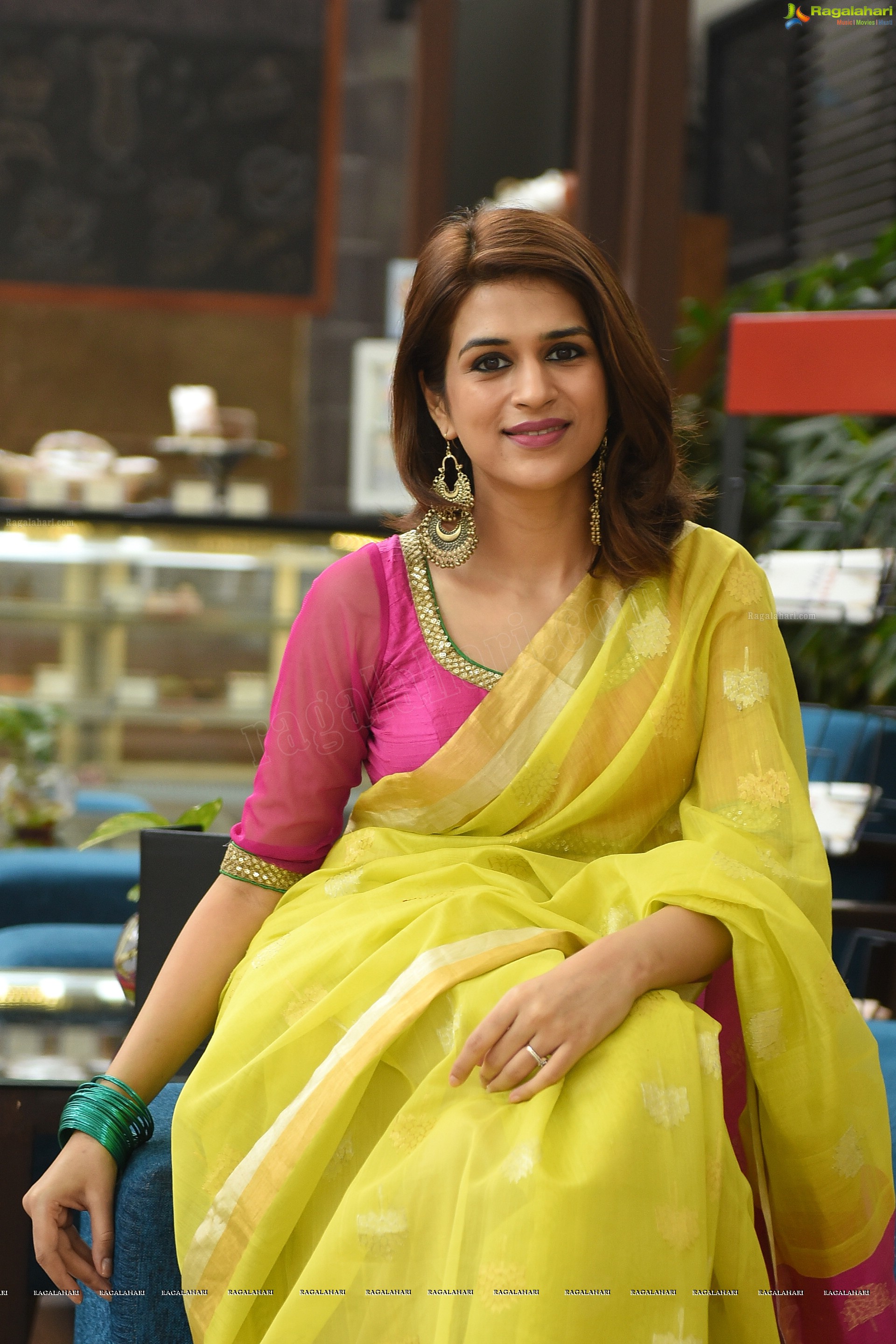 Shraddha Das at PSV Garuda Vega 126.18M Promotions (High Definition)