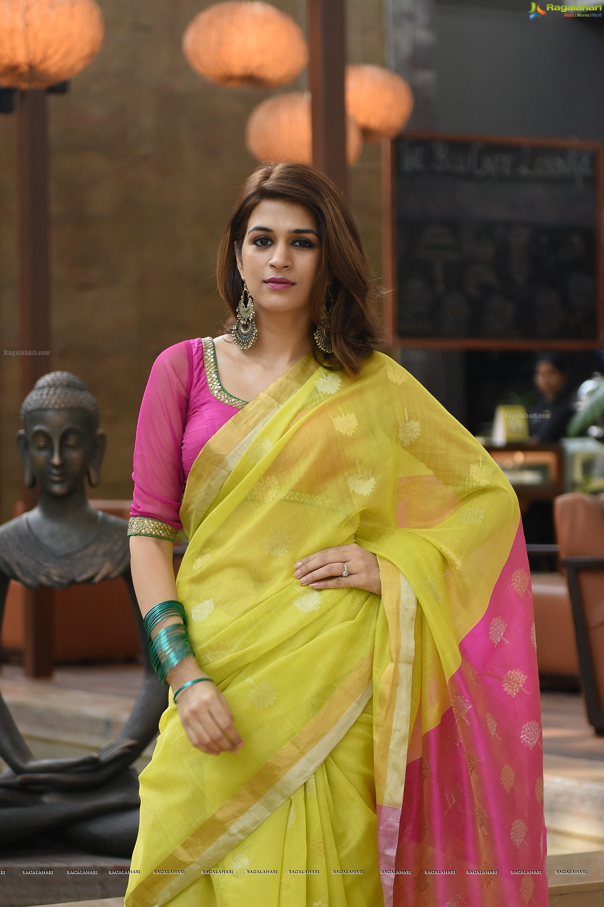 Shraddha Das at PSV Garuda Vega 126.18M Promotions (High Definition)