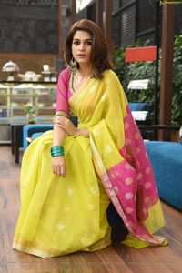 Shraddha Das in Saree