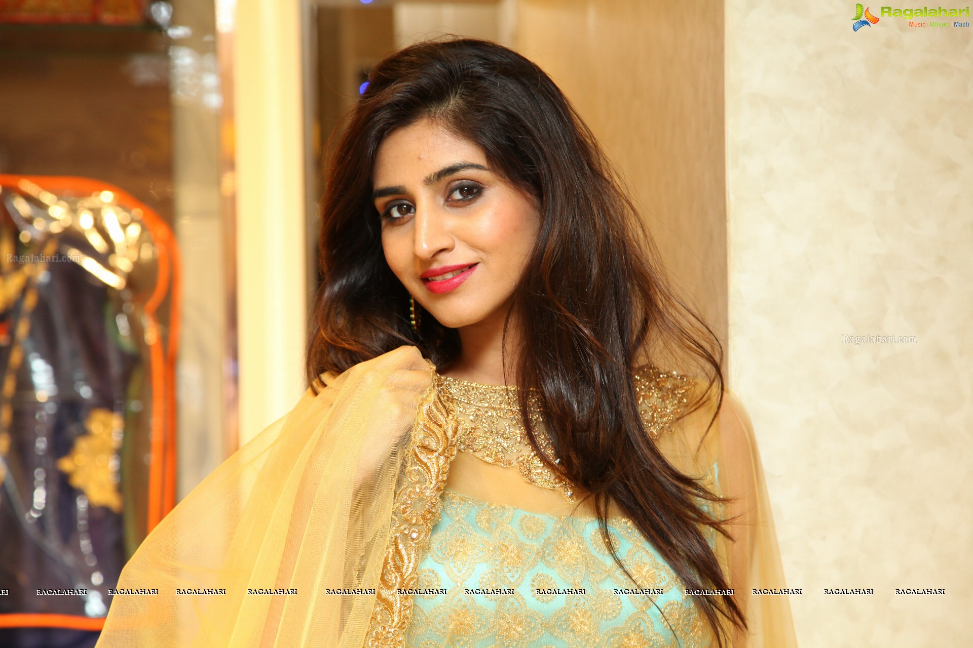 Varshini Sounderajan at Mebaz Store Launch, Secunderabad