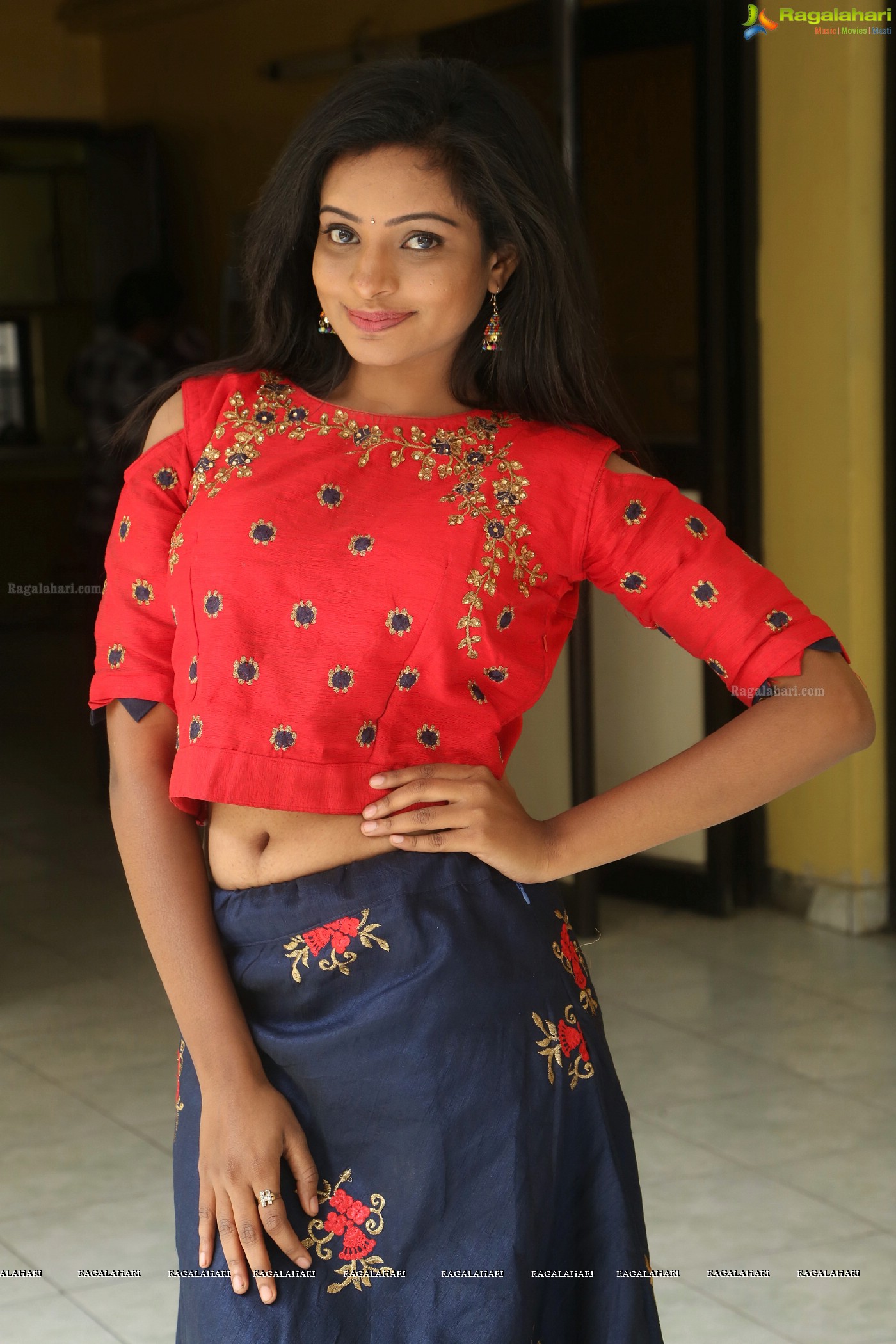 Harika Innamuri at Aakali Poratam Pre Release Event (Posters)