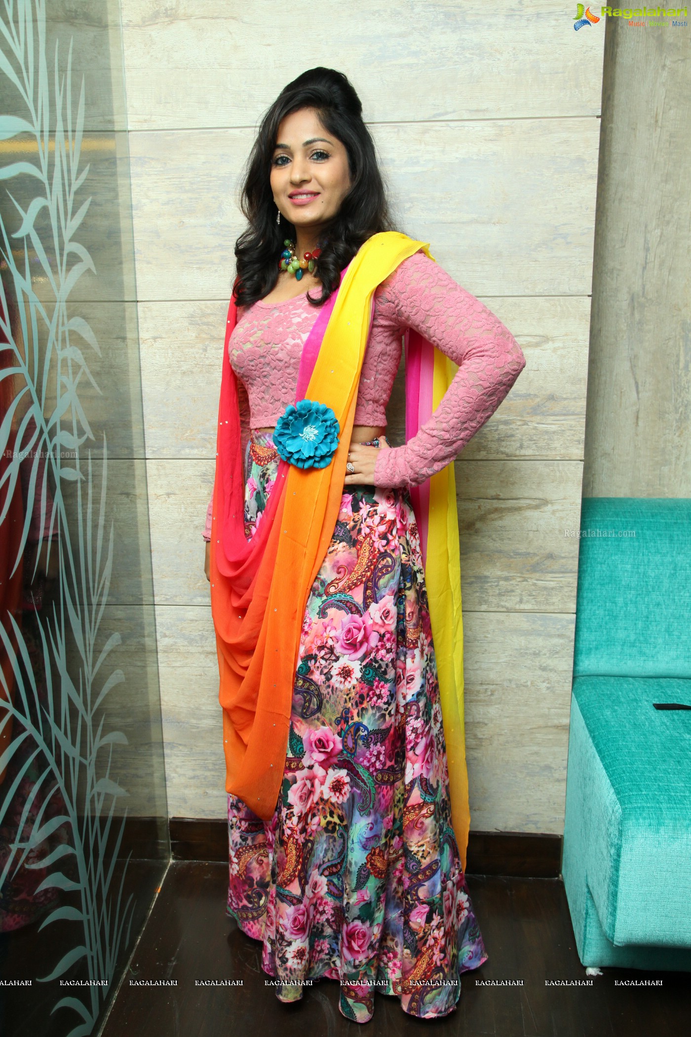 Madhavi Latha at The Reindeer - Multi-Cuisine Restaurant Launch (Posters)