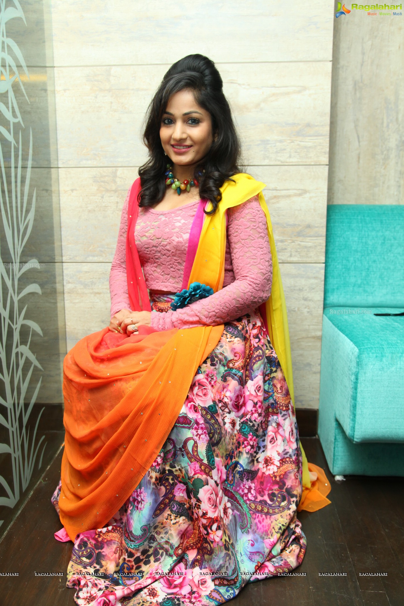 Madhavi Latha at The Reindeer - Multi-Cuisine Restaurant Launch (Posters)