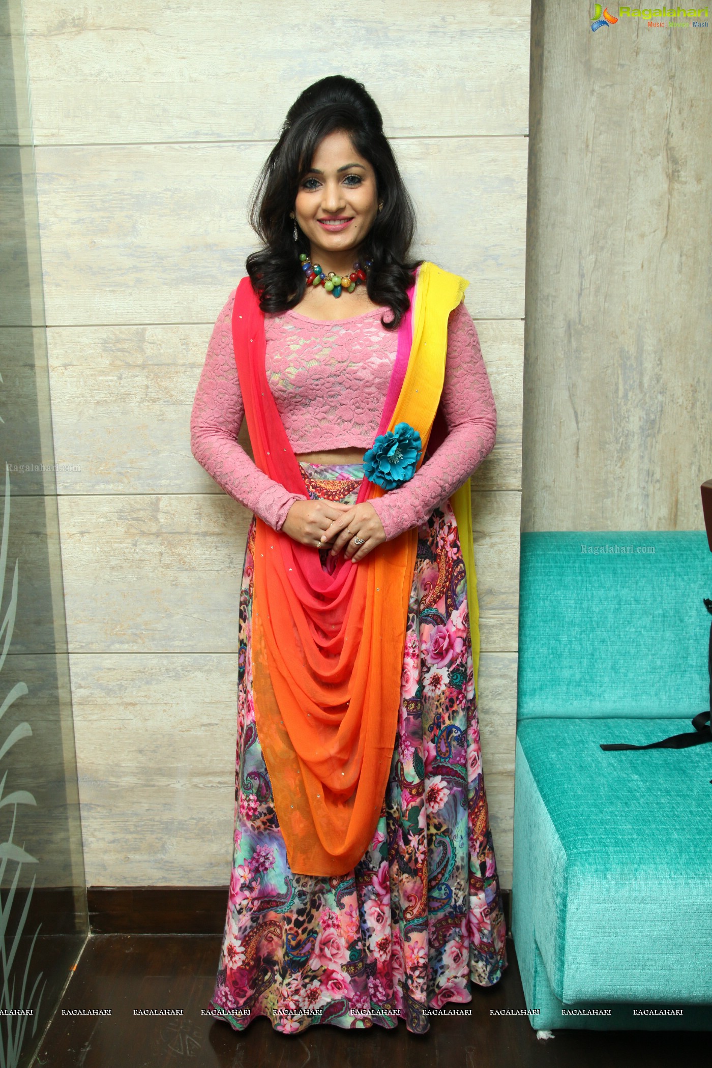 Madhavi Latha at The Reindeer - Multi-Cuisine Restaurant Launch (Posters)