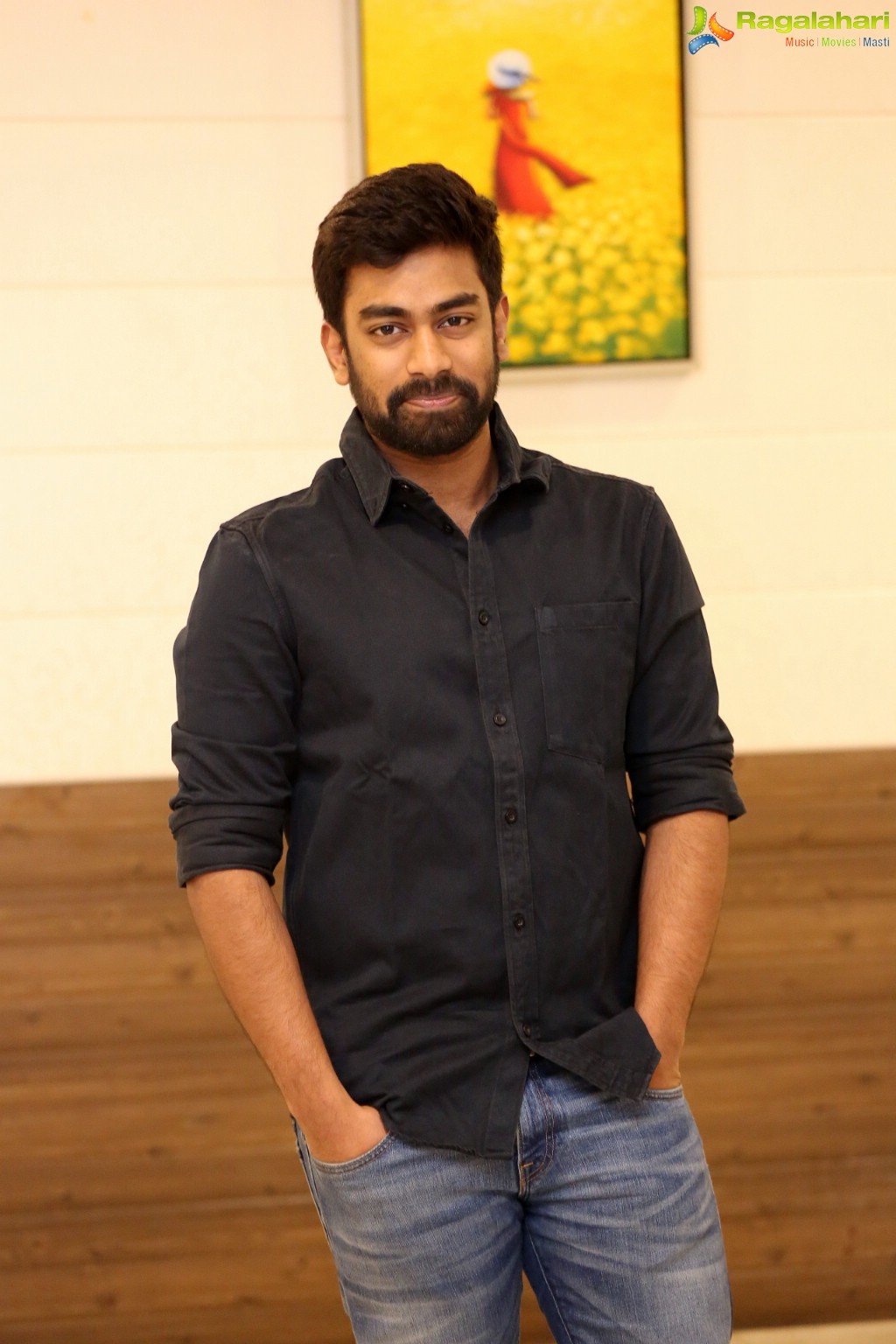 Rakshith at London Babulu Press Meet